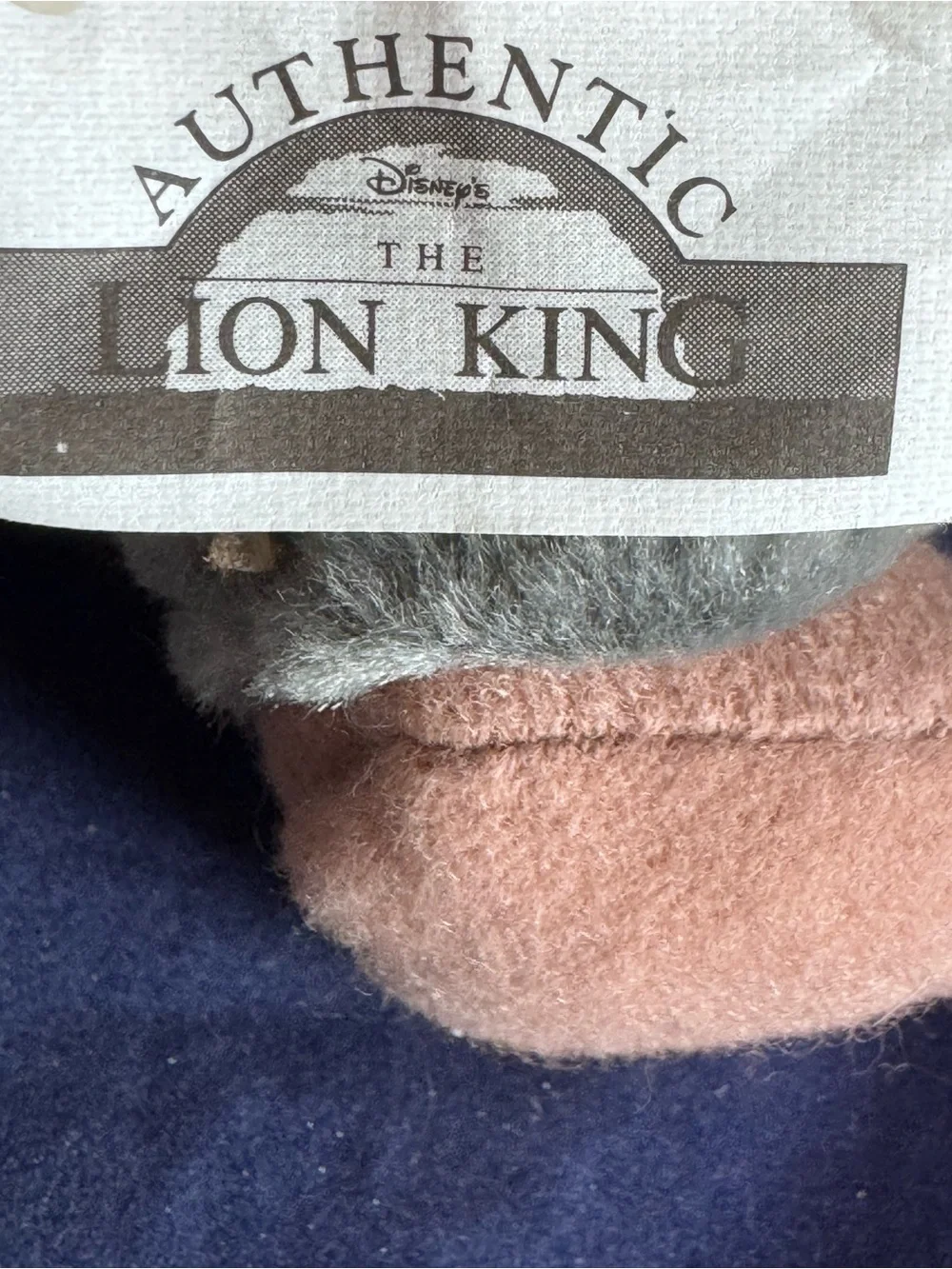 Vintage 1994 Disney The Lion King Rafiki 7” Plush Mattel W/ Vinyl Face